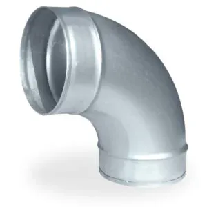 Kolano tłoczone ø 100/ø125/ø150/ø160/ø200 – 90