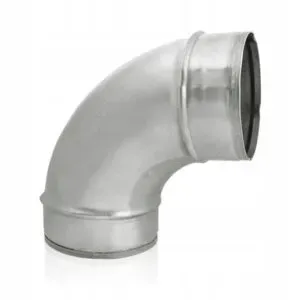 Kolano tłoczone ø 100/ø125/ø150/ø160/ø200 – 90