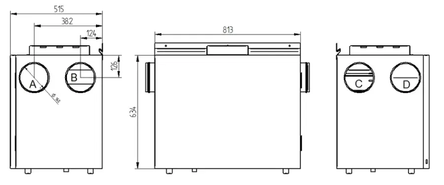 Rekuperator WANAS 415 H HI-TECH