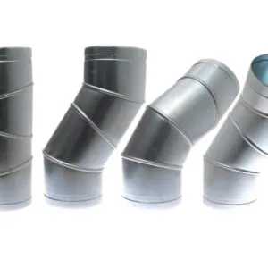 Kolano nastawne ocynkowane 4-segmentowe