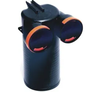 Skrzynka rozprężna OVA 2×75/125 w kolorze czarnym