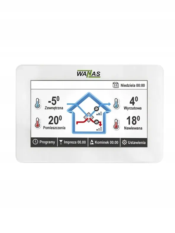 Rekuperator WANAS 415 H HI-TECH