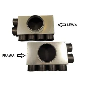 Skrzynka rozdzielcza ( ROZDZIELACZ ) GUMOWE króćce 75 przyłącze fi. 160