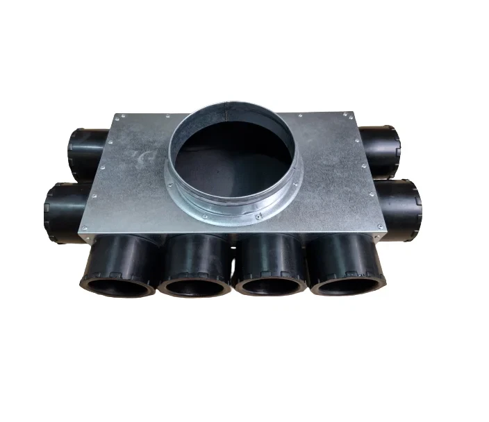 Skrzynka rozdzielcza ( ROZDZIELACZ ) GUMOWE króćce 75 przyłącze fi. 160