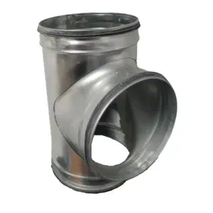 Trójnik tłoczony TCP ocynkowany USZCZELKOWY