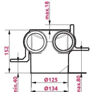 AWENTA PRO Skrzynka rozprężna VPB125-2
