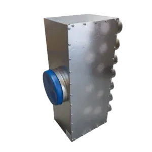 Rozdzielacz rurowy dwurzędowy przelotowy do rekuperacji Izolowany