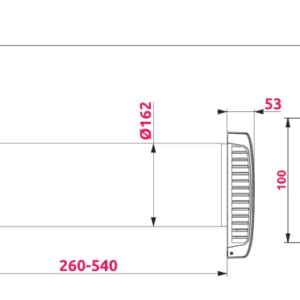 Rekuperator ścienny AWENTA PRO AHR160