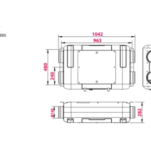 Rekuperator AWENTA Pro AQUILA 305 / VAR305